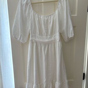 Amazon Women's White Midi Dress